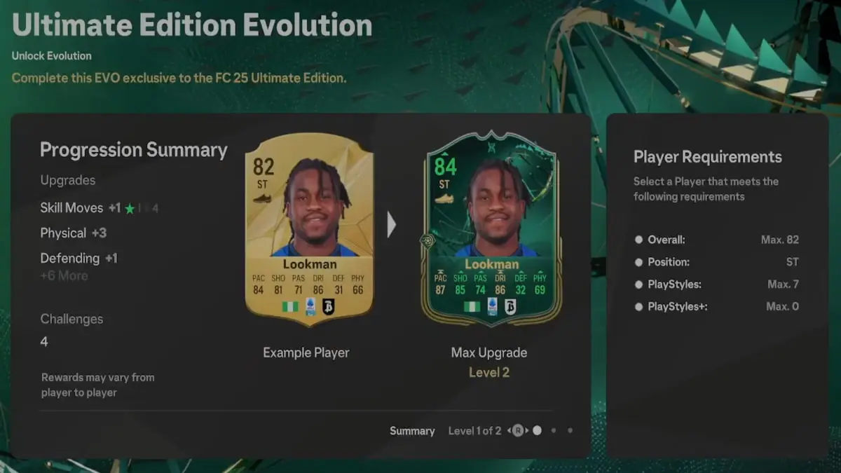 Los mejores jugadores para Ultimate Edition Evolution en EA FC 25