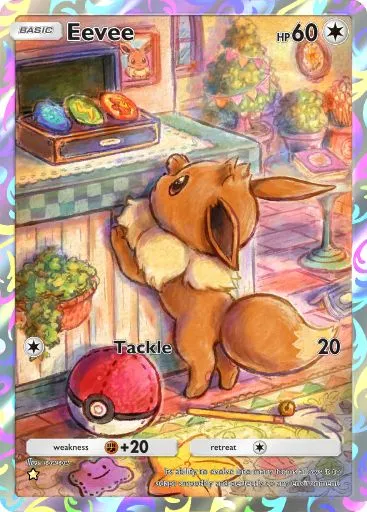 Eevee full art from Genetic Apex