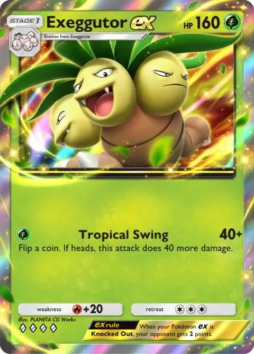 Artwork for Exeggutor ex in Genetic Apex