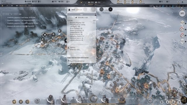 The Heat tooltip in Frostpunk 2