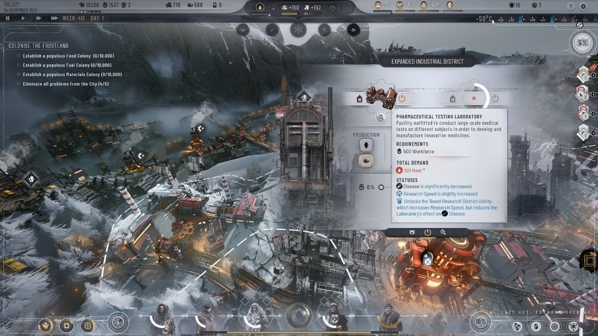 Frostpunk 2 – Cómo disminuir las enfermedades