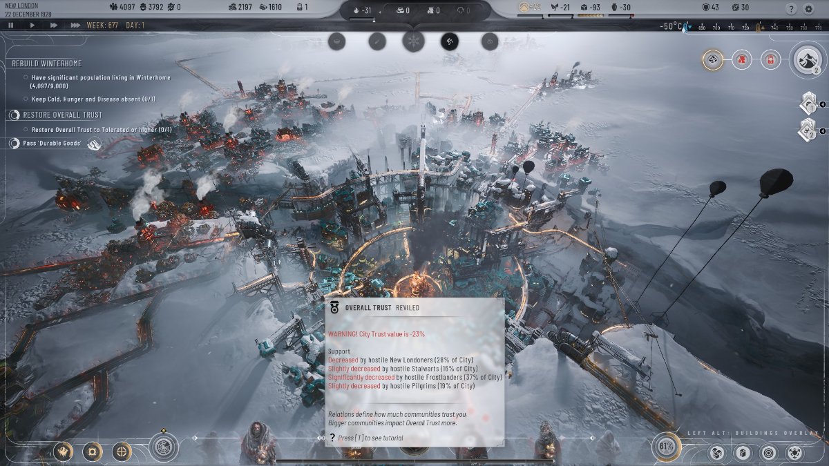 Revisión de Frostpunk 2: un constructor de ciudades que no teme hacerte sufrir