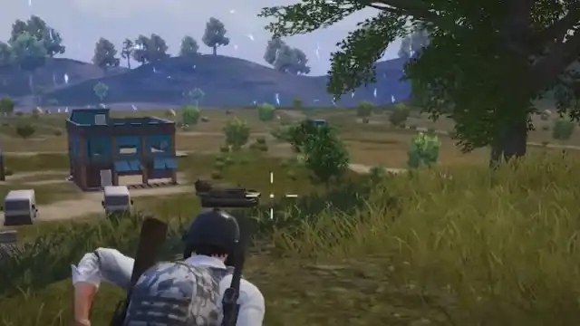 Player looking at a Hovercraft in PUBG Mobile