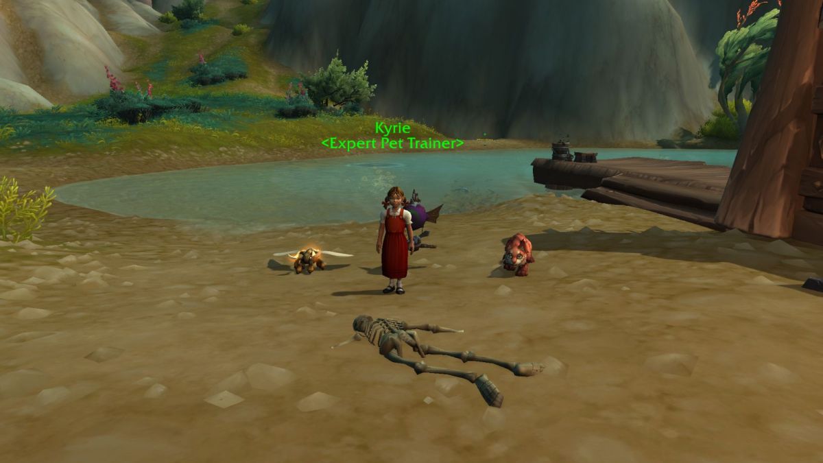 Kyrie World of Warcraft pet battle NPC in Hallowfall.