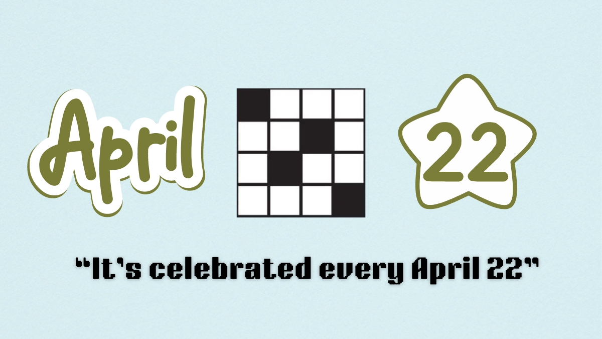 ‘It’s celebrated every April 22’ NYT Mini Crossword puzzle clue answer and hints