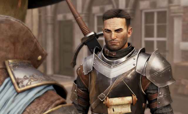 Kurt, a very attractive man in GreedFall, looks incredibly sexy in this screenshot from GreedFall