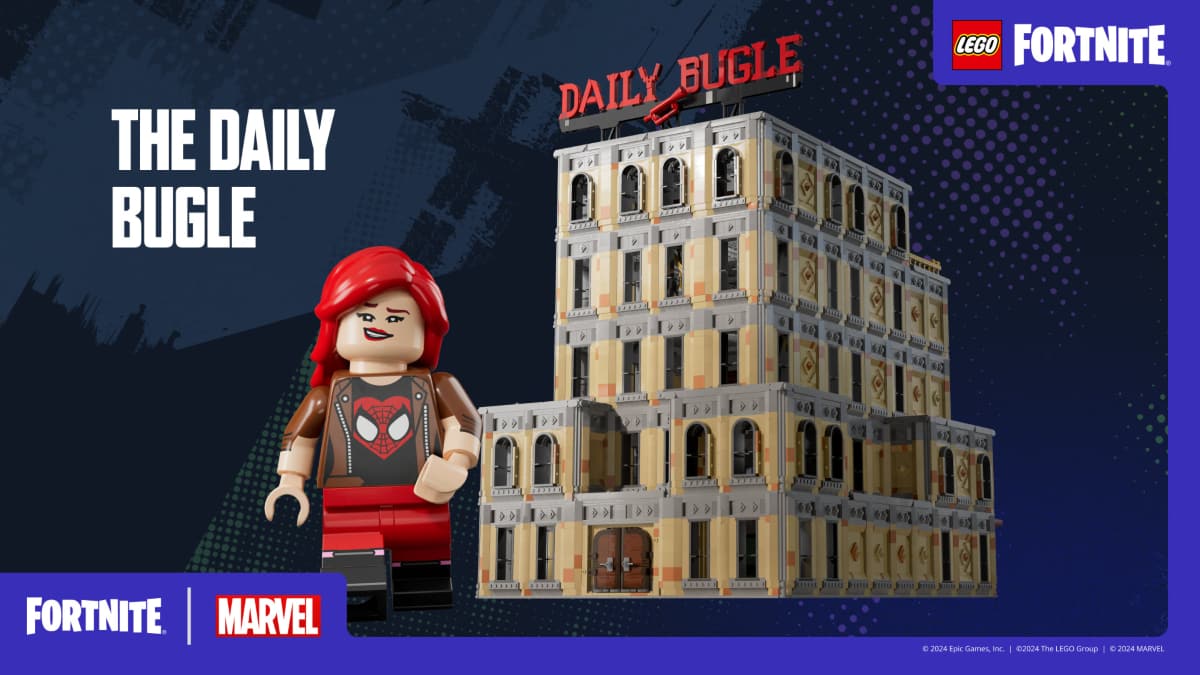 An image of the Daily Bugle Bundle in LEGO Fortnite.