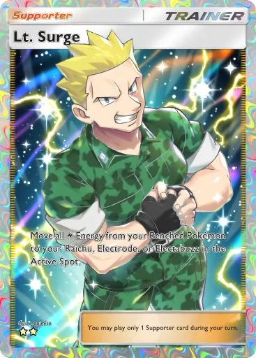 Lt. Surge full art from Genetic Apex