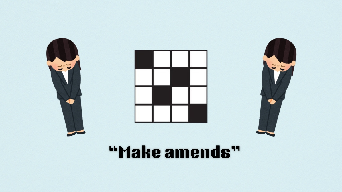 ‘Make amends’ NYT Mini Crossword puzzle clue answer and hints