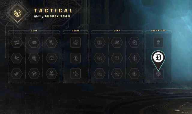 Marked for Death perk on the Tactical perk tree menu. Marines 2