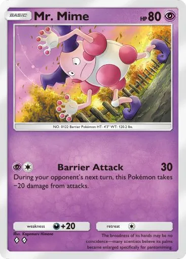 Artwork for Mr. Mime in Genetic Apex