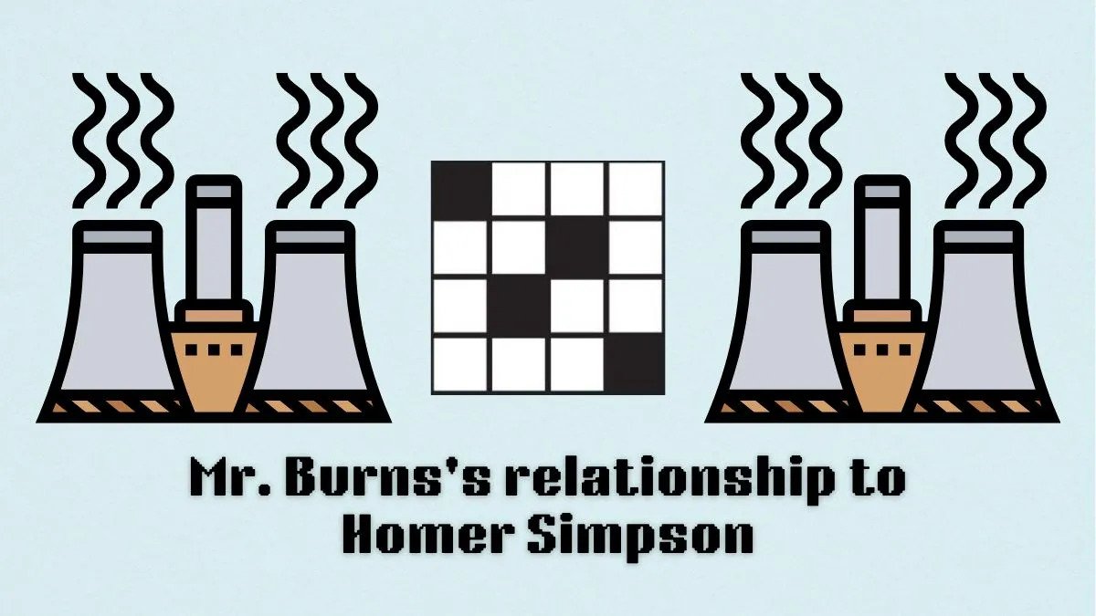 ‘Mr. Burns’s relationship to Homer Simpson’ NYT Mini Crossword answer and hints