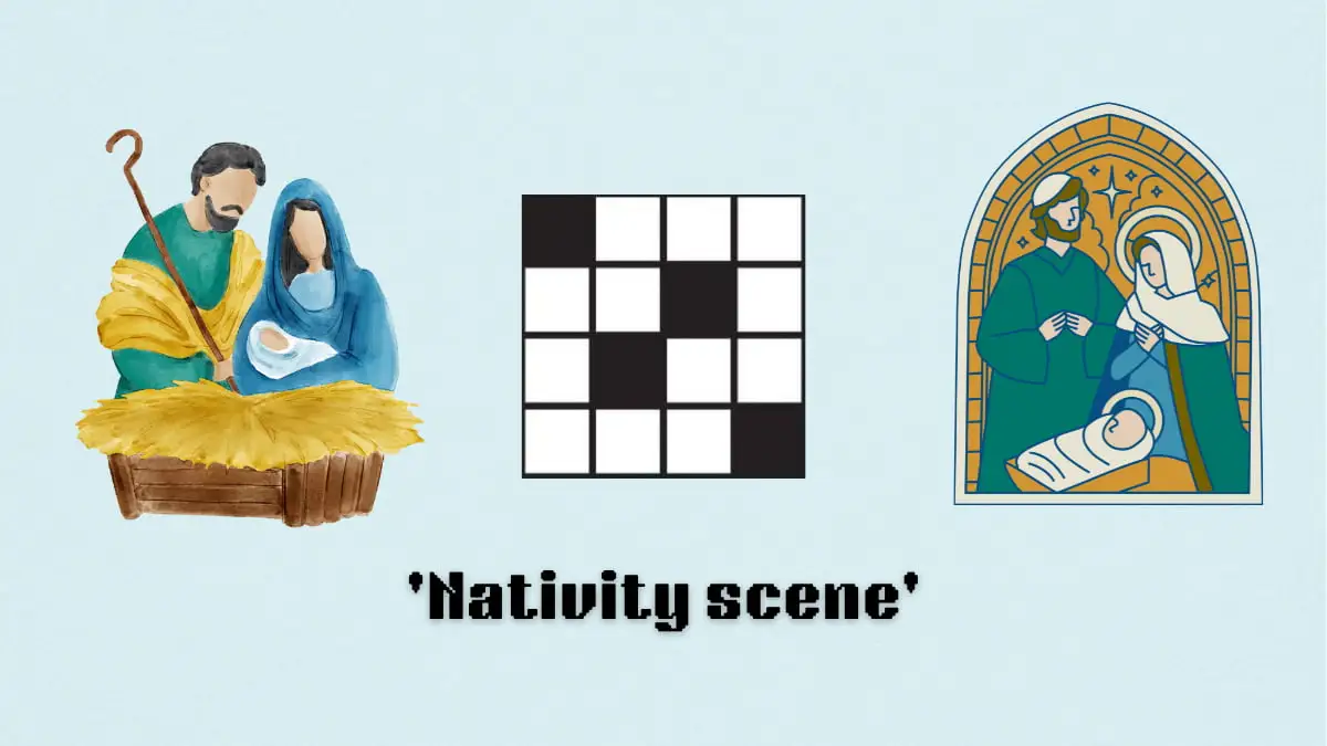 ‘Nativity scene’ NYT Mini Crossword clue answer and hints