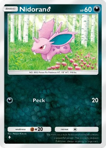 Artwork for Nidoran in Genetic Apex