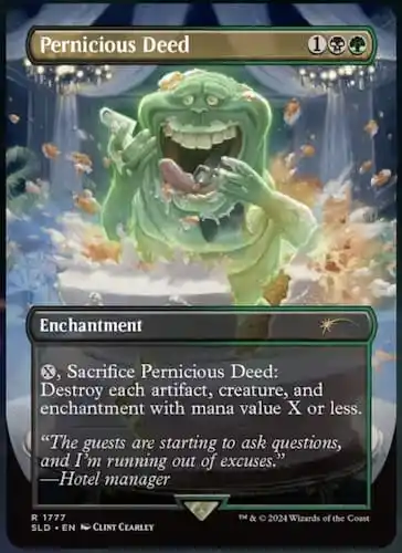 Все карты MTG Secret Lair Ghostbuster Slimer