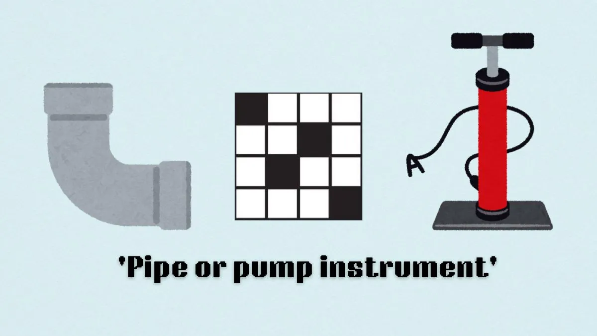 ‘Pipe or pump instrument’ NYT Mini Crossword answer and hints