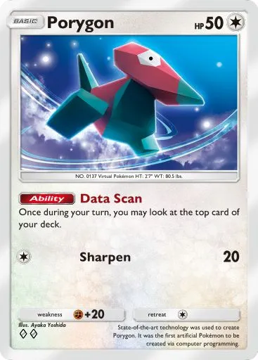 Porygon artwork in Genetic Apex