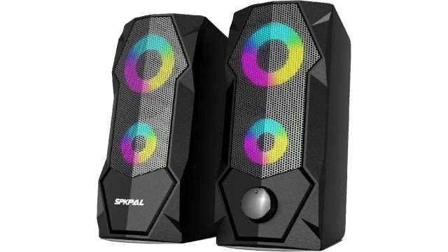 SPKPAL Speakers with RGB lights