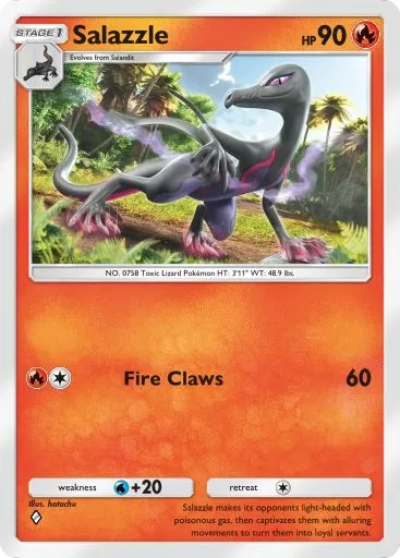 Artwork for Salazzle in Genetic Apex