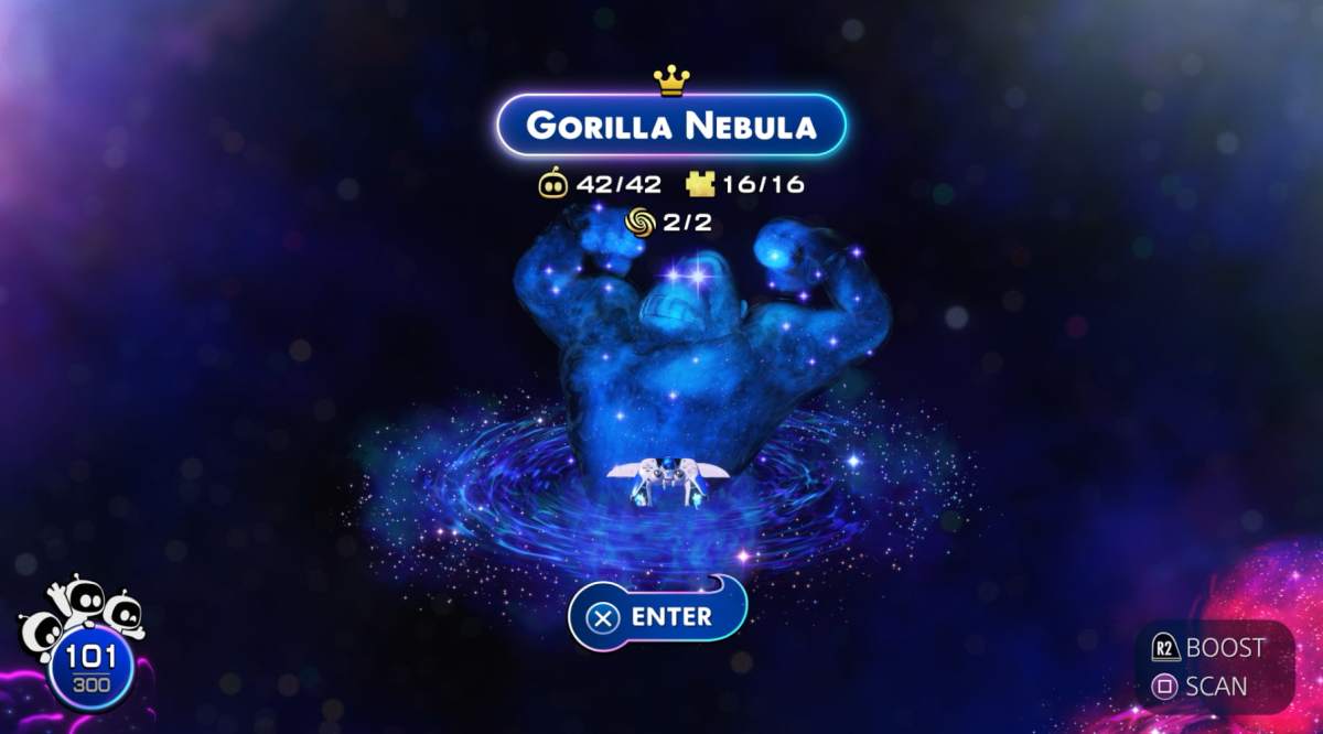 gorilla nebula secret levels