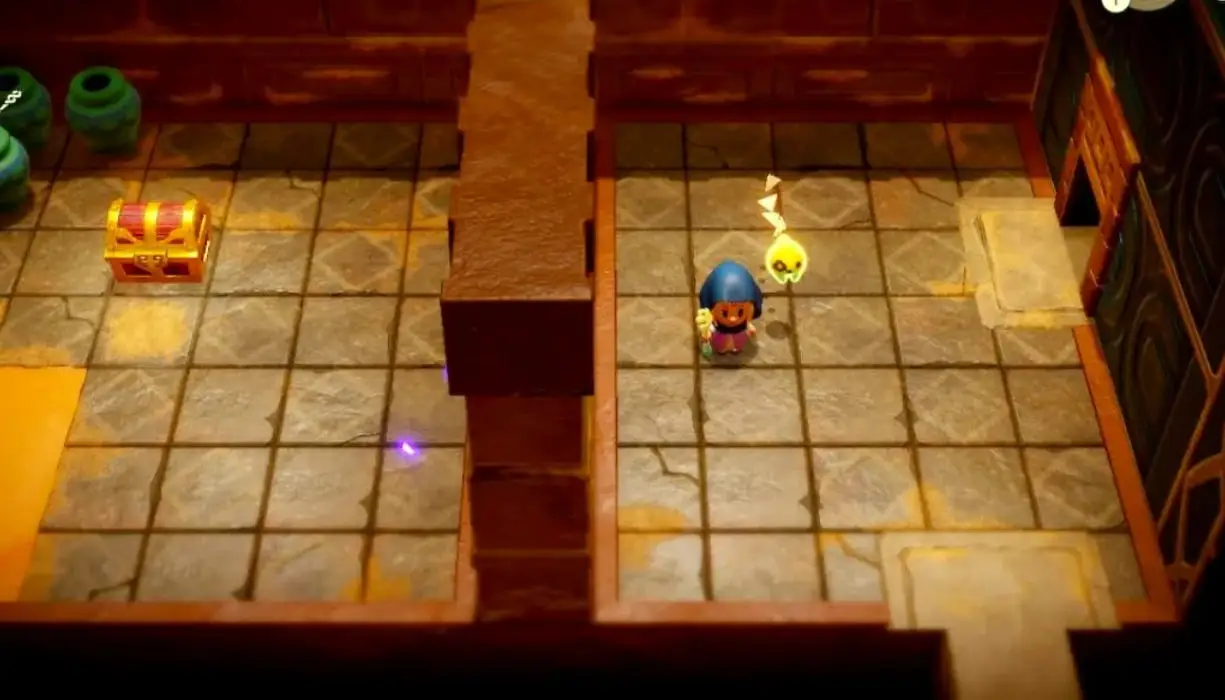 Cómo colocar el cofre detrás de la pared en Gerudo Sanctum en Zelda Echoes of Wisdom