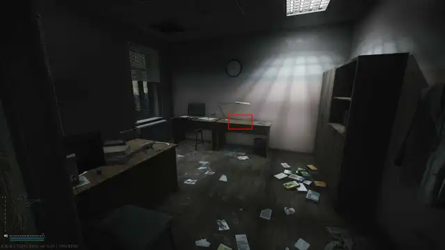 A location for the housing journal in Escape from Tarkov.