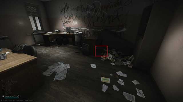 A location for the housing journal in Escape from Tarkov.