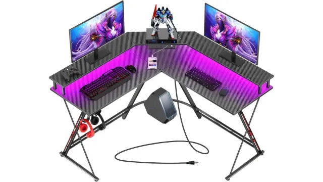 Seven Warrior L Shaped Gaming Desk