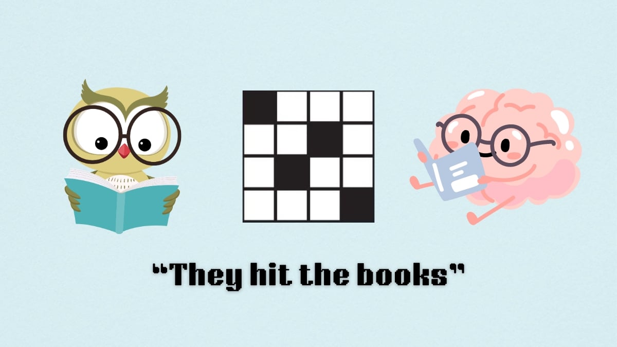 ‘They hit the books’ NYT Mini Crossword puzzle clue answer and hints