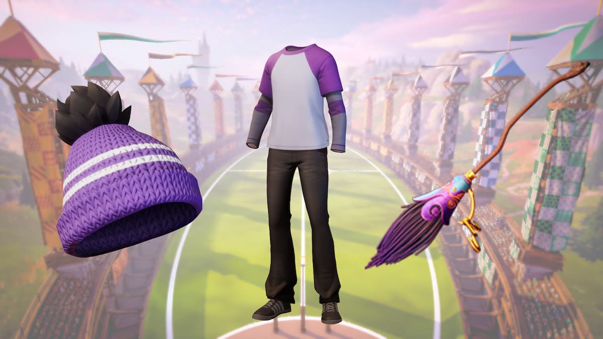 Picture showing the exclusive Twitch drops for Harry Potter Quidditch Champions.