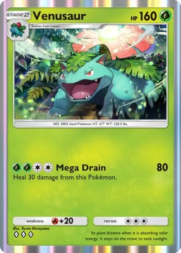 Artwork for Venusaur from Genetic Apex