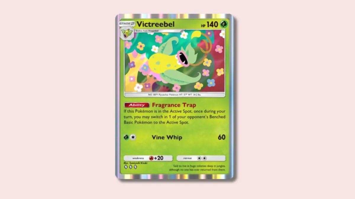 Victreebel Pokemon TCG Pocket card.