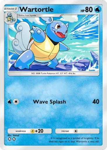 Artwork for Wartortle in Genetic Apex