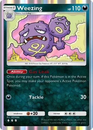 Artwork for Weezing in Genetic Apex