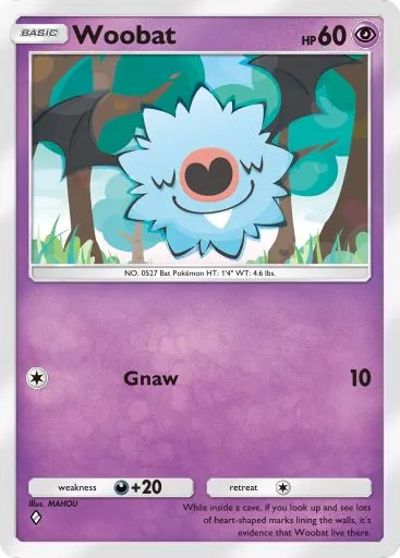 Artwork for Woobat in Genetic Apex