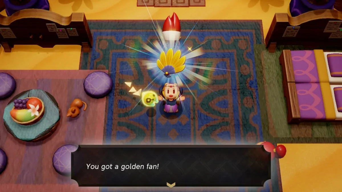 ¿Para qué sirve el Abanico Dorado en Zelda Echoes of Wisdom? Respondido