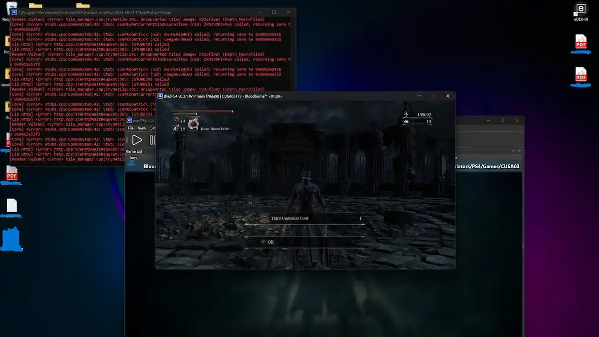 Someone already beat Bloodborne on PC using the PS4 emulator