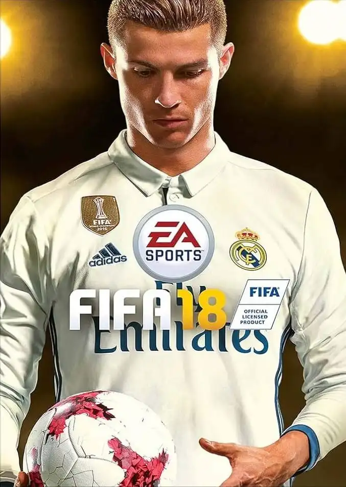 Cristiano Ronaldo on the cover of FIFA 18 Ronaldo Edition