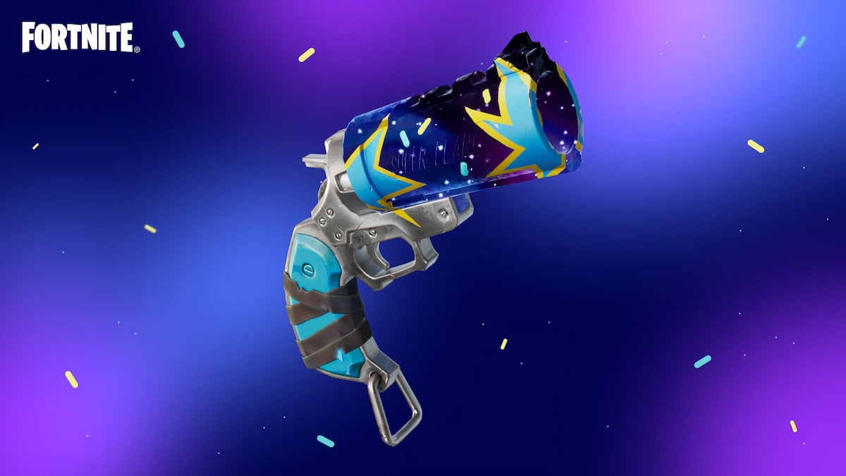 A Firework Flare Gun in Fortnite.