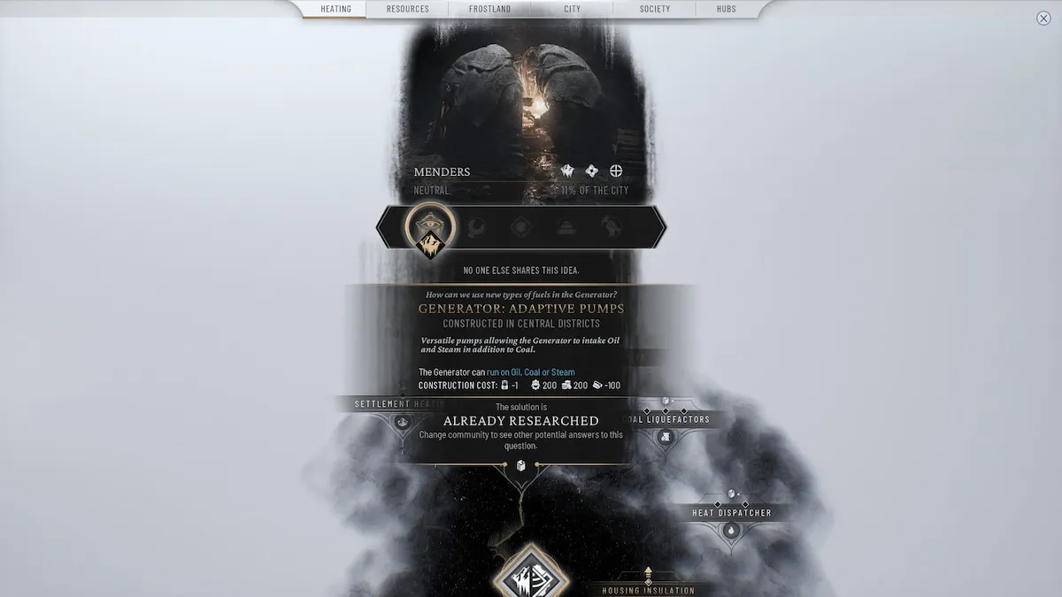 Frostpunk 2: ¿Deberías actualizar a bombas de aceite o bombas adaptativas?