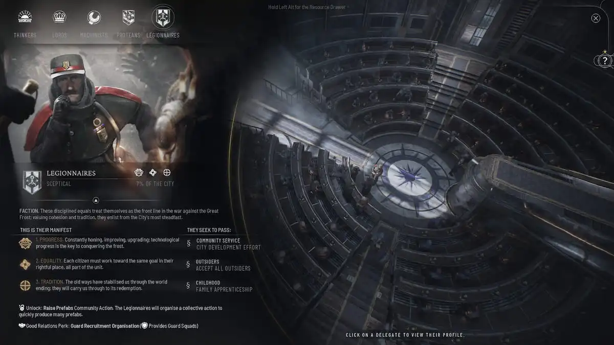 Todas las facciones y comunidades en Frostpunk 2, explicadas