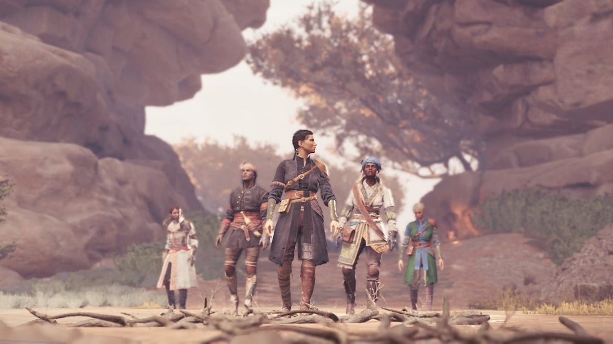 Walking with companions in GreedFall 2.