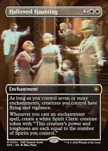 Haunting family images fro mthe past as ghosts in Duskmourn MTG set