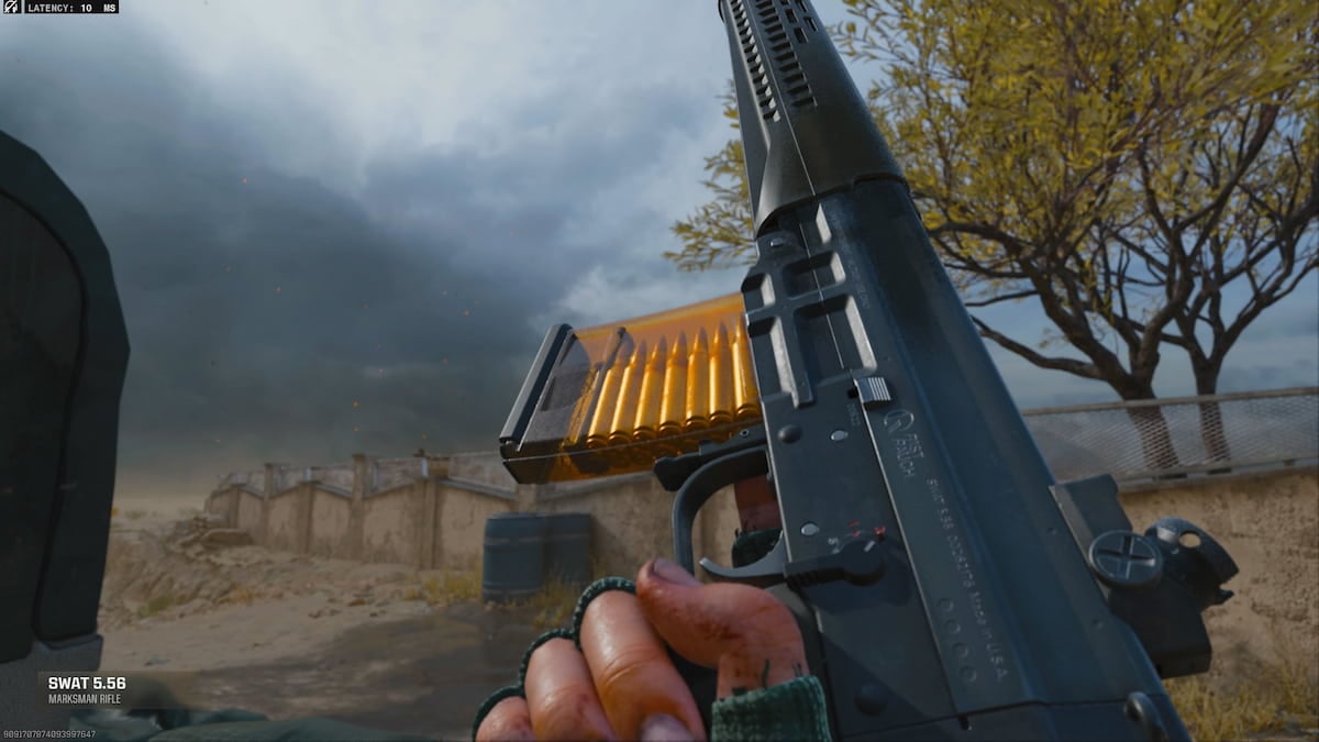 SWAT 556 assault rifle in Black Ops 6