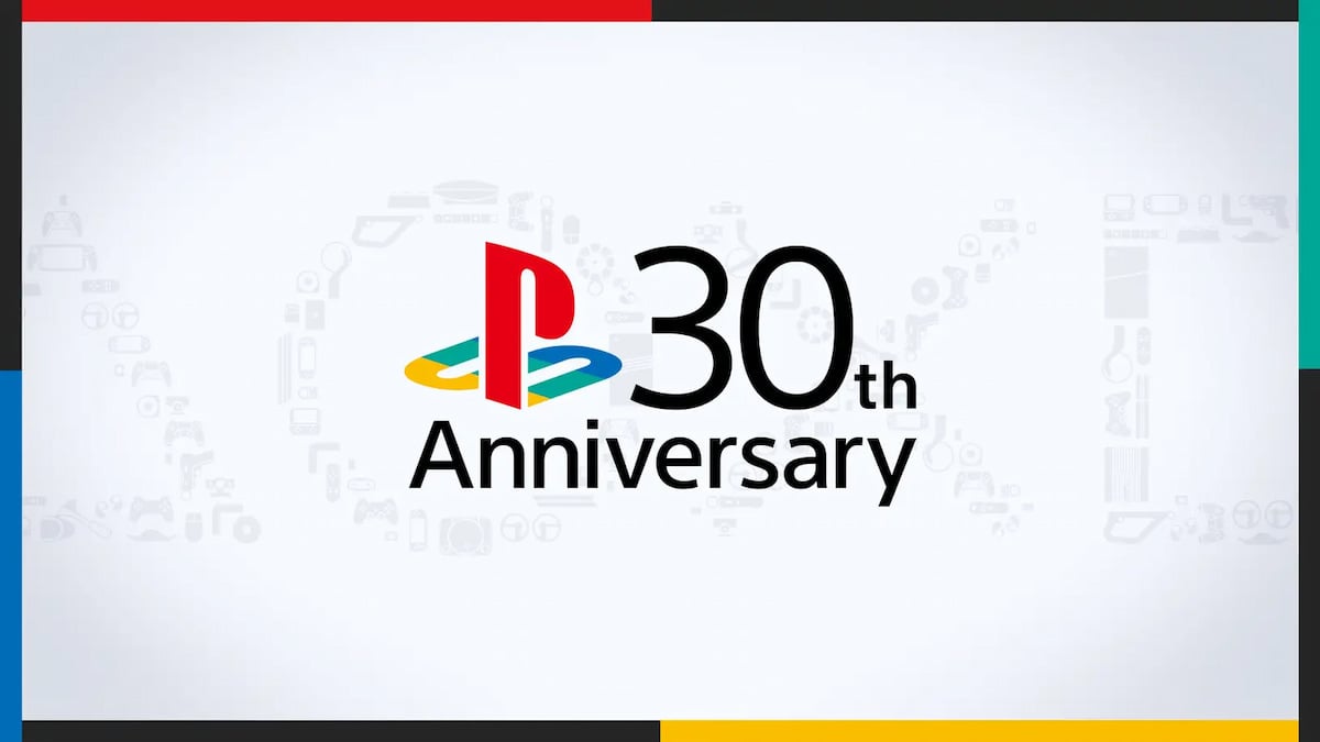 playstation 30th anniversary logo