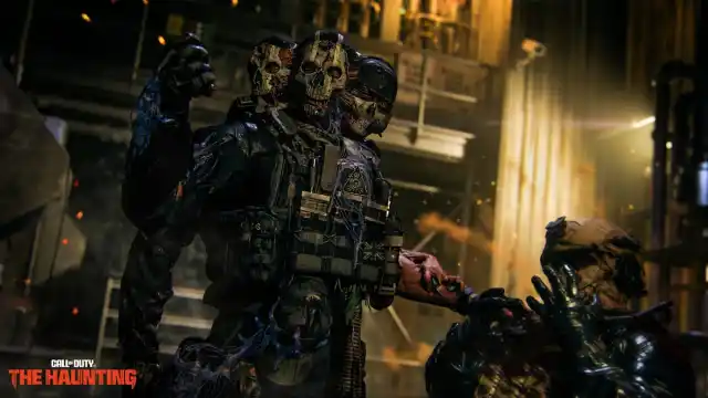 Three-headed Ghost zombie in MW3 and Warzone