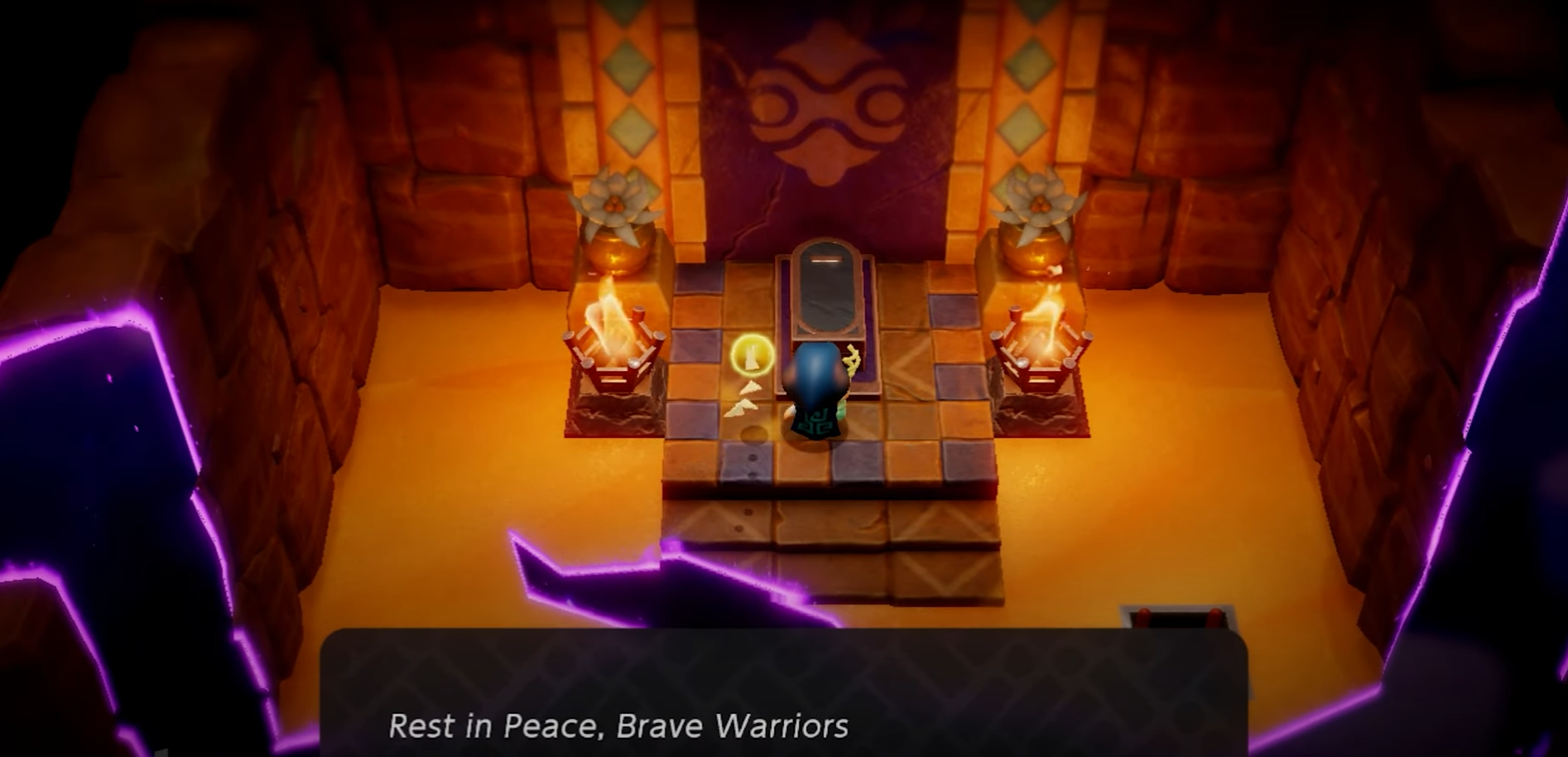 Покойся с миром, решение Brave Warriors в Zelda Echoes of Wisdom