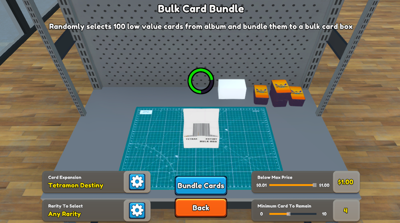 What does the Workbench do in TCG Card Shop Simulator?