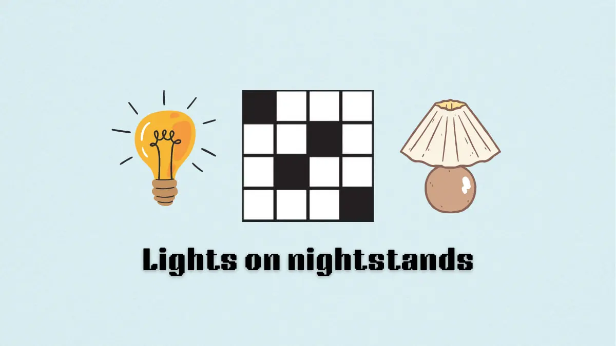 ‘Lights on nightstands’ NYT Mini Crossword clue answer and hints