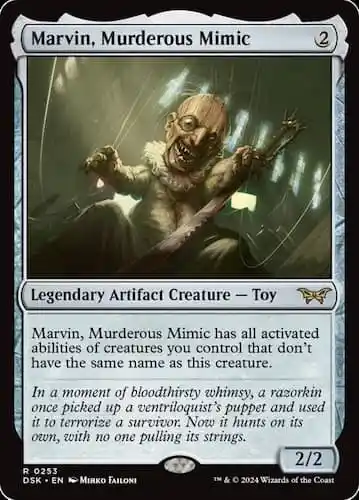 Best MTG Toy Artifact creatures in Duskmourn House of Horrors